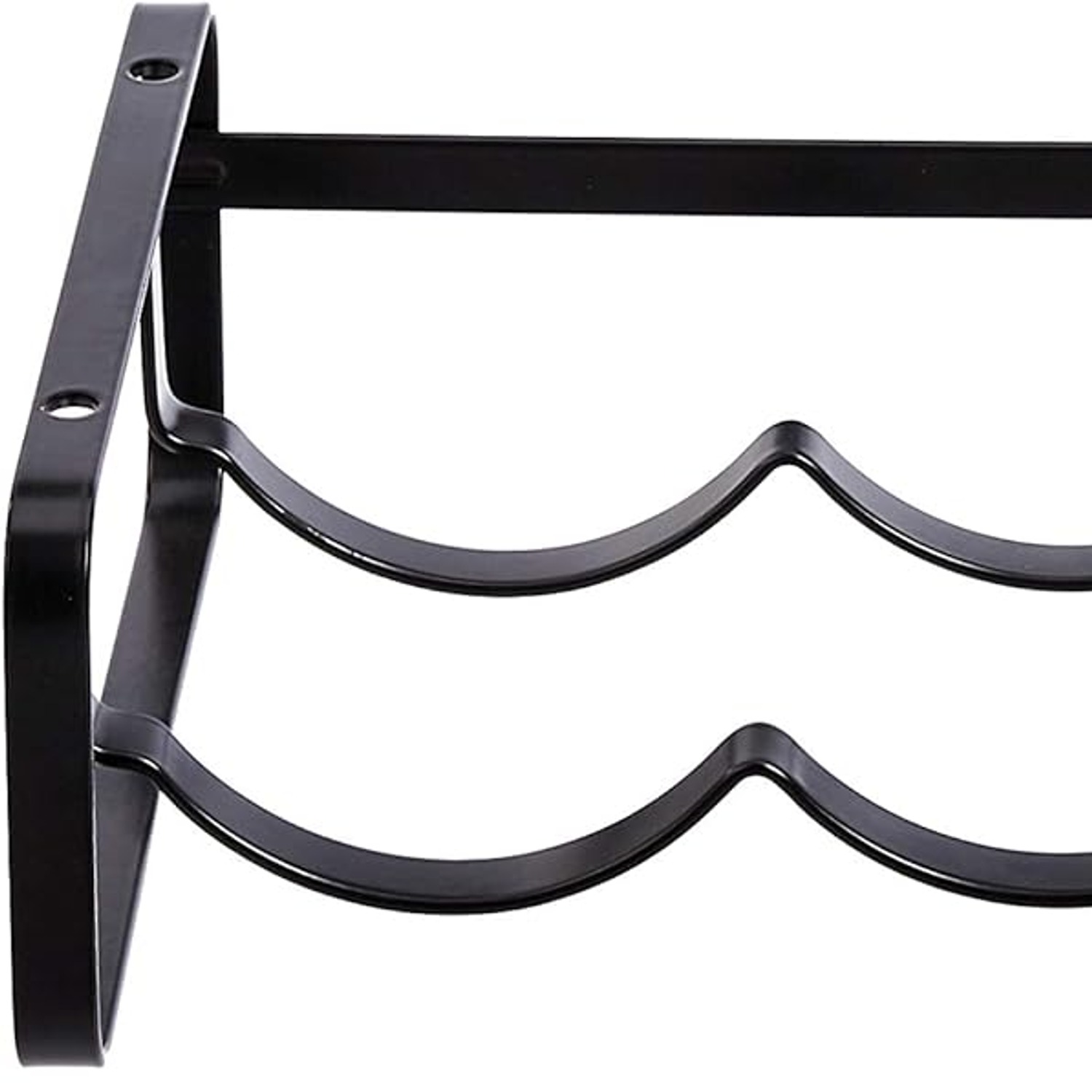 Stackable Metal Wine Rack, 4 Bottle Countertop Holder: image 2