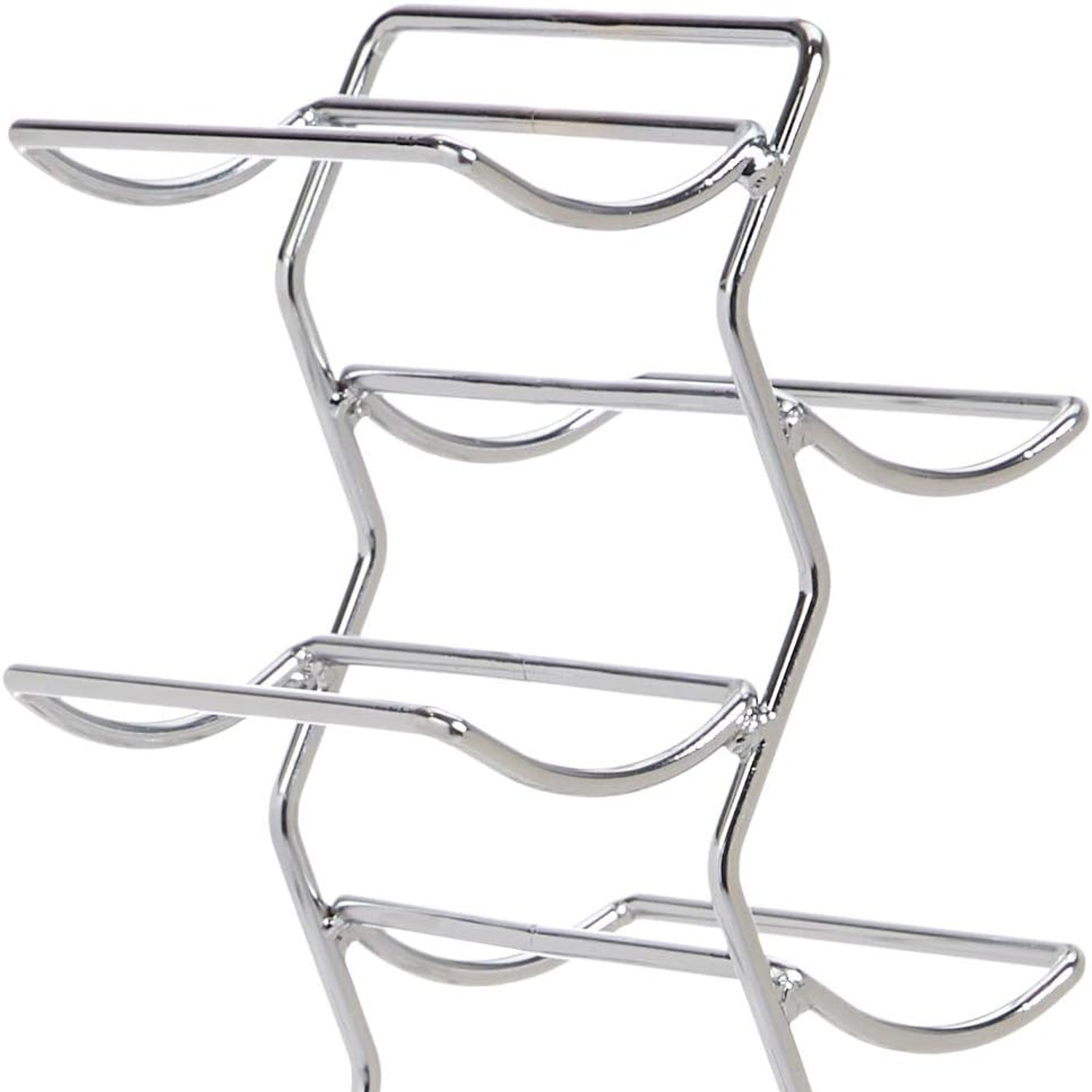 Chrome 12-Bottle Freestanding Wine Rack: image 3