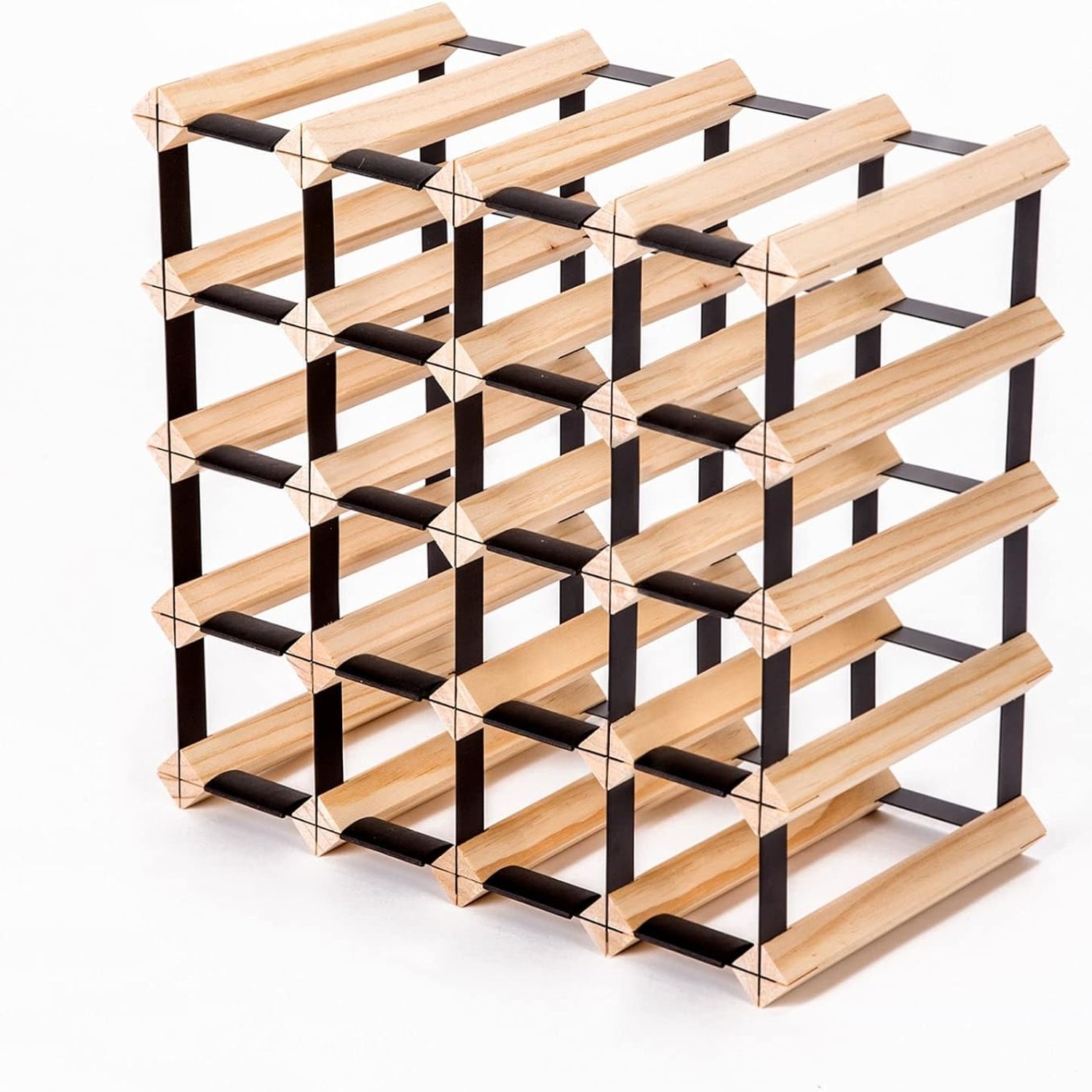Home Ready 20 Bottle Timber Wine Rack