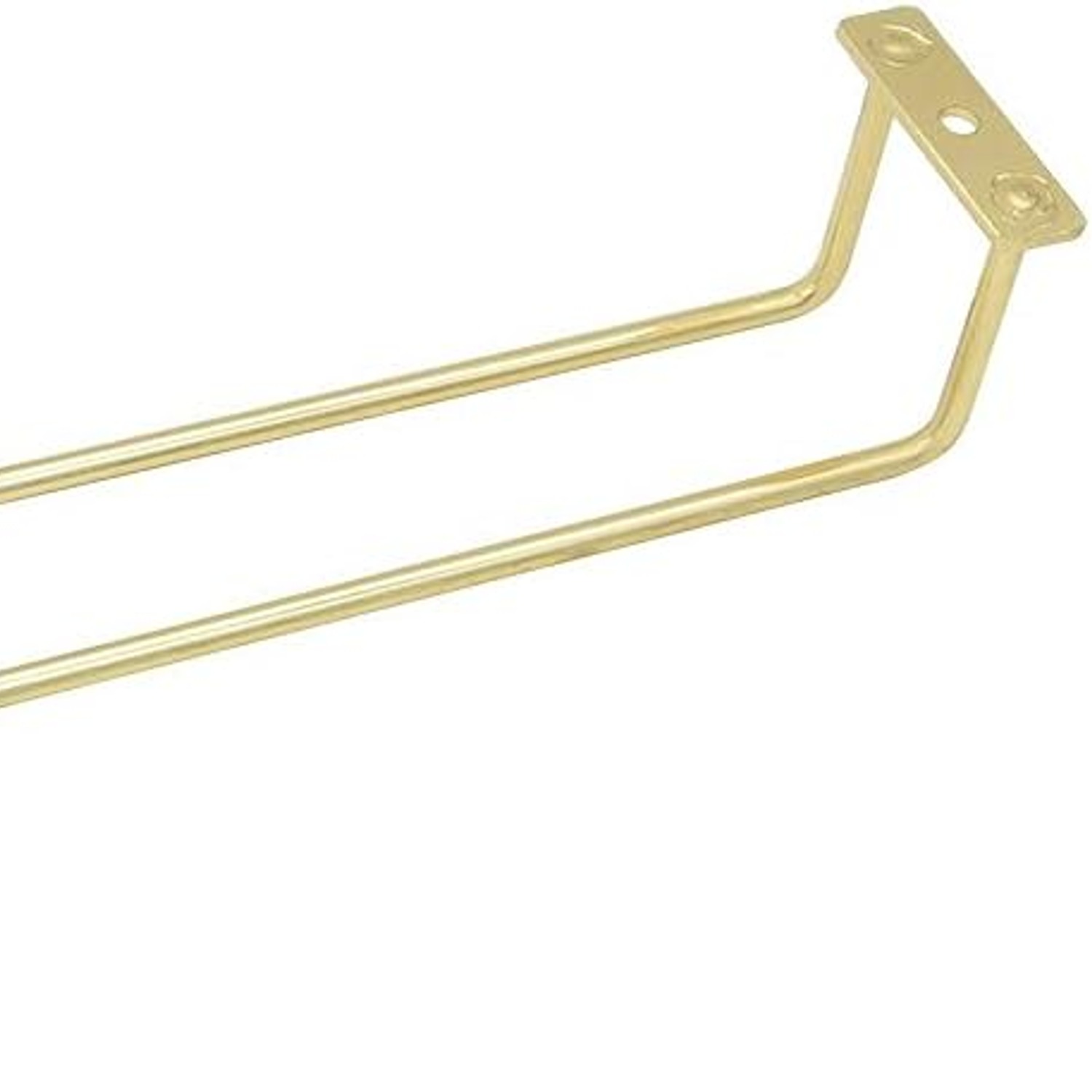 Gold Wine Glass Rack 30cm (3 Pack Under-Cabinet Stemware Holder)