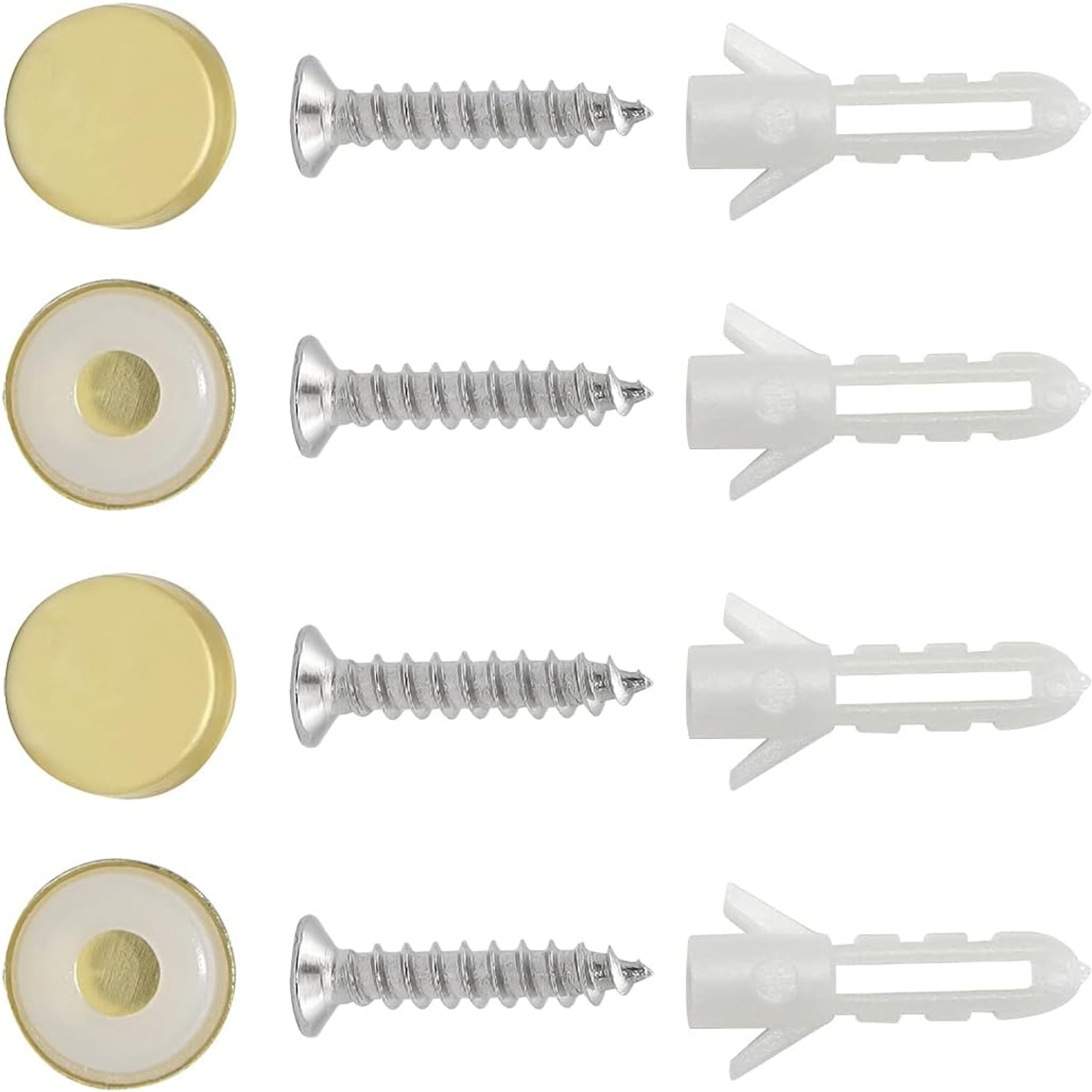 Gold Wine Glass Rack 30cm (3 Pack Under-Cabinet Stemware Holder)
